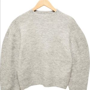 Top shop chevron cropped sweater
